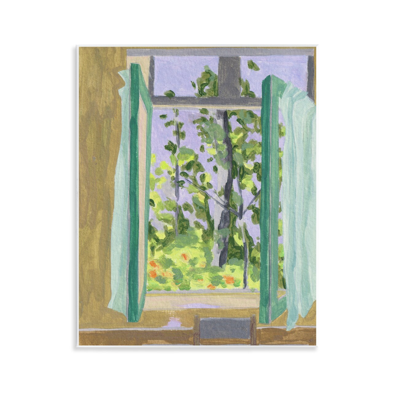 Stupell Industries A Seat For Spring Wall Plaque, design by Melissa Wang